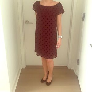 Jcrew polka dot dress, size 2
